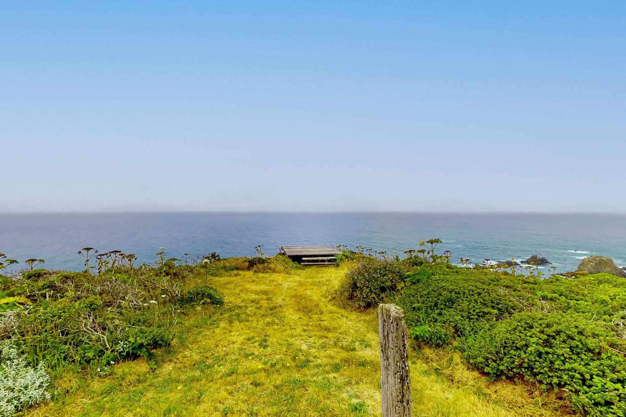 Saddle Point Ocean View Cottage Elk Bagian luar foto